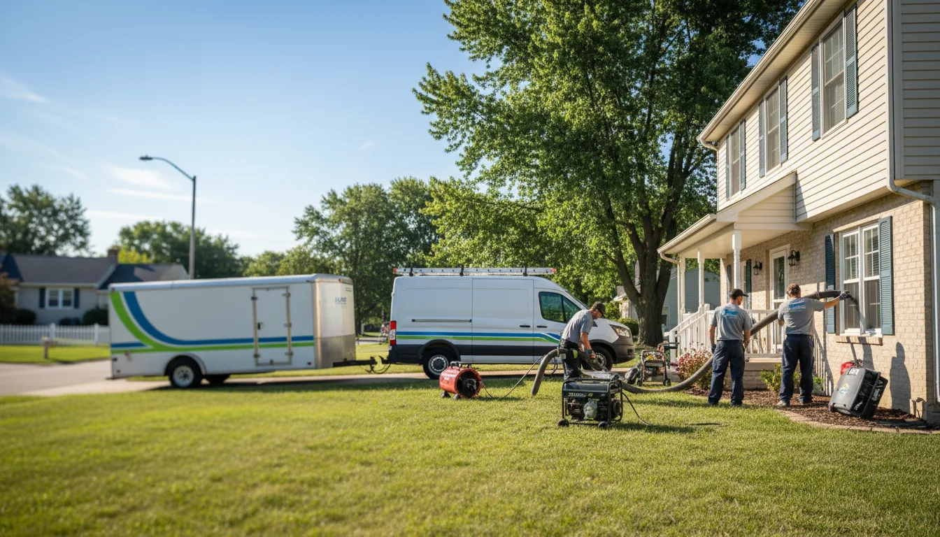 Flooded Basement Restoration And Cleanup With Repair in Buffalo Prairie, IL near me